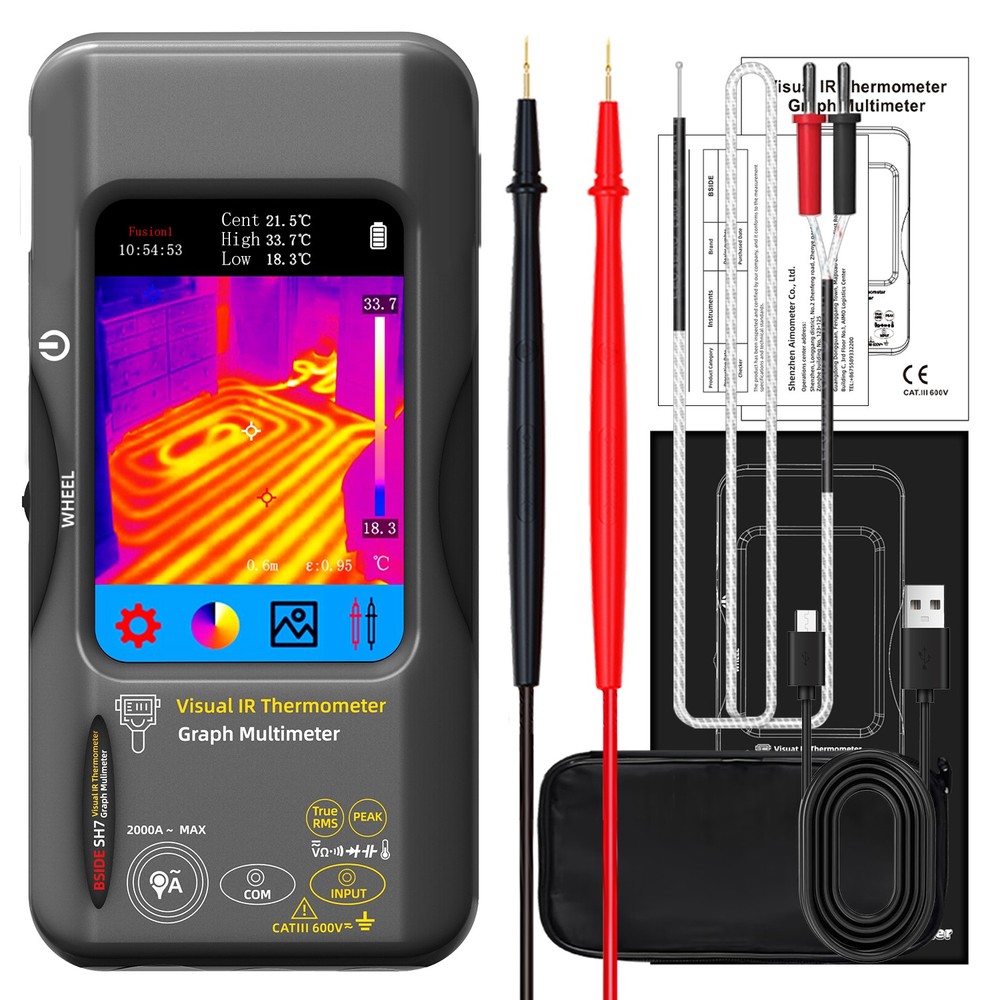 Thermal Imaging Multimeter SH7 High-precision Touch Screen Thermometer