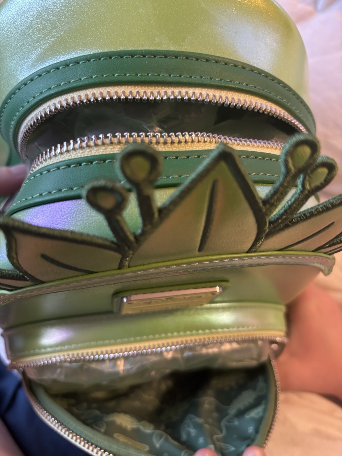 Loungefly Disney Princess Green Mini Backpack Tiana all