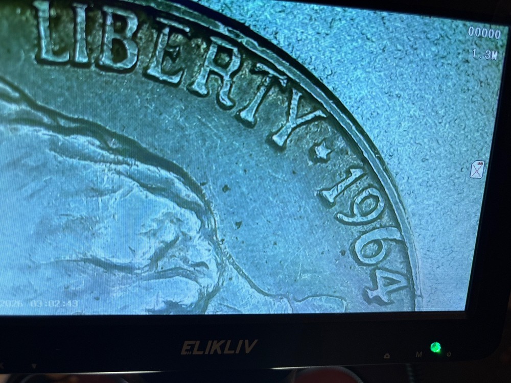 1964 Nickel D Mint Mark on REVERSE