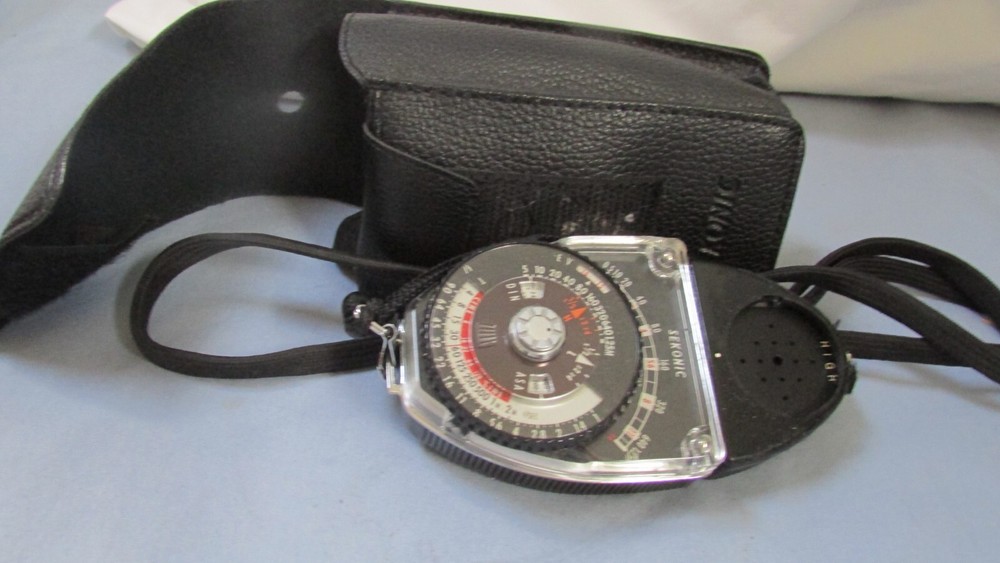 Sekonic Studio Deluxe Model L-398 Exposure light Meter #021154 (UNTESTED)