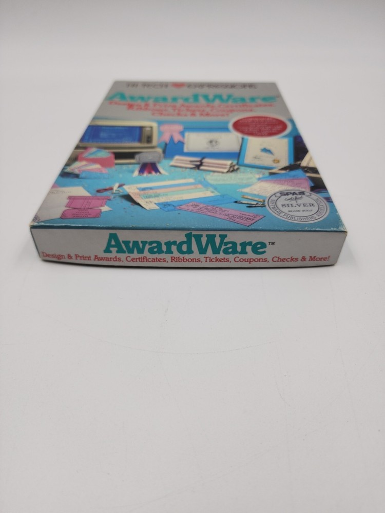 Commodore 64/128 Game Software 1986 Award Ware Hi Tech Expressions Design Print