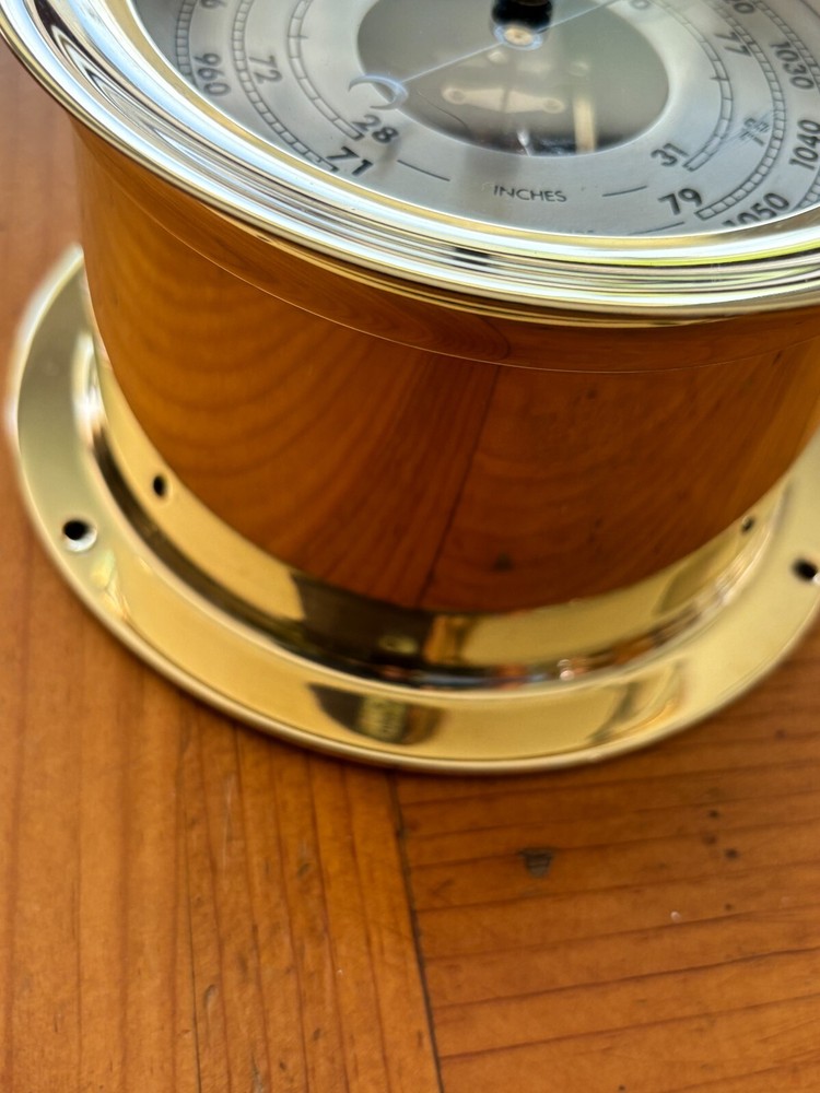 Chelsea ship's bell clock and barometer
