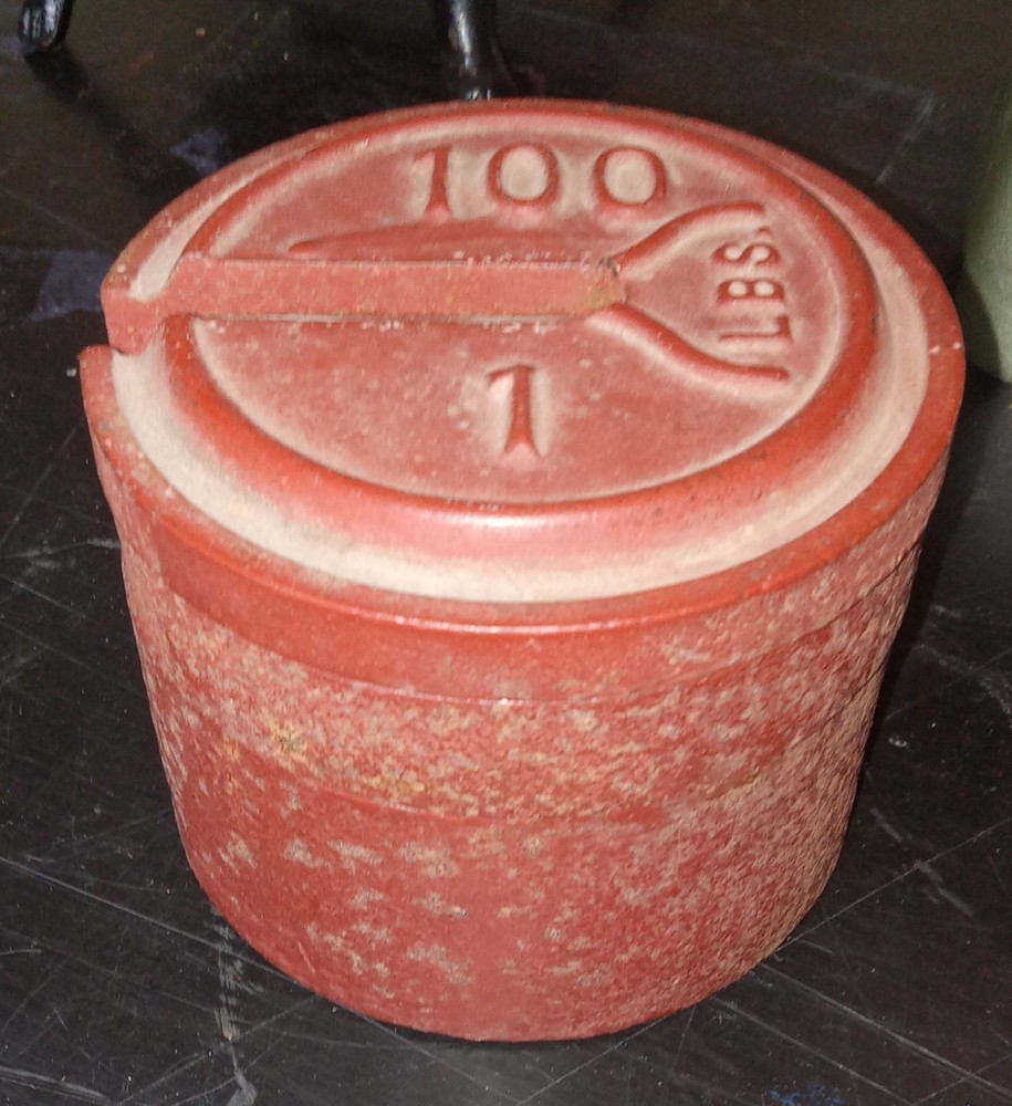 Antique Scale Weights 3 Piece Set