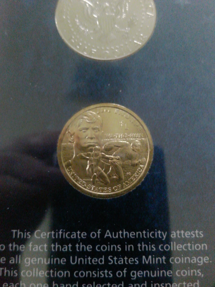 2018 Lost Coins Never Released for Circulation Dollar & Half Dollar Case & COA