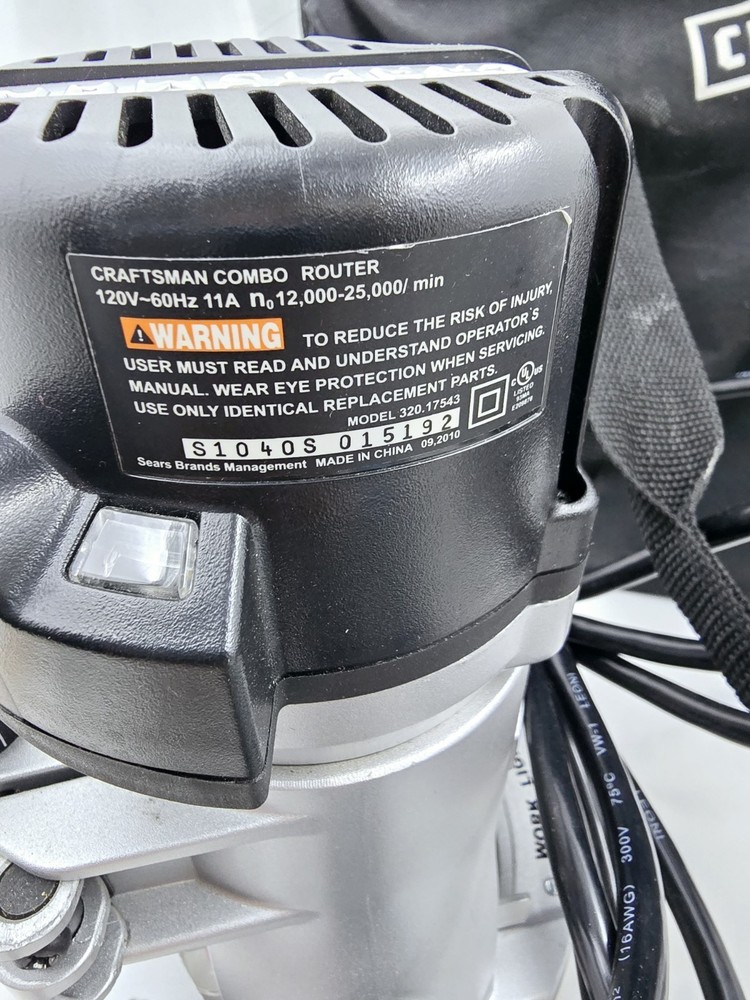 Craftsman Combo Router 320.17543