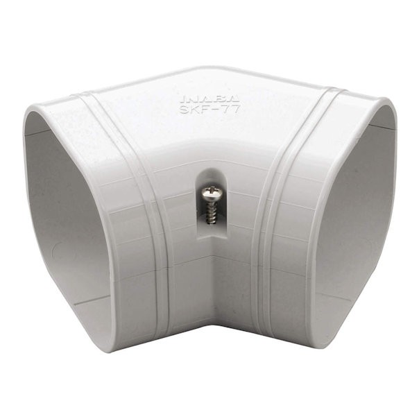 SlimDuct 2-3/4" 45° Flat Elbow White