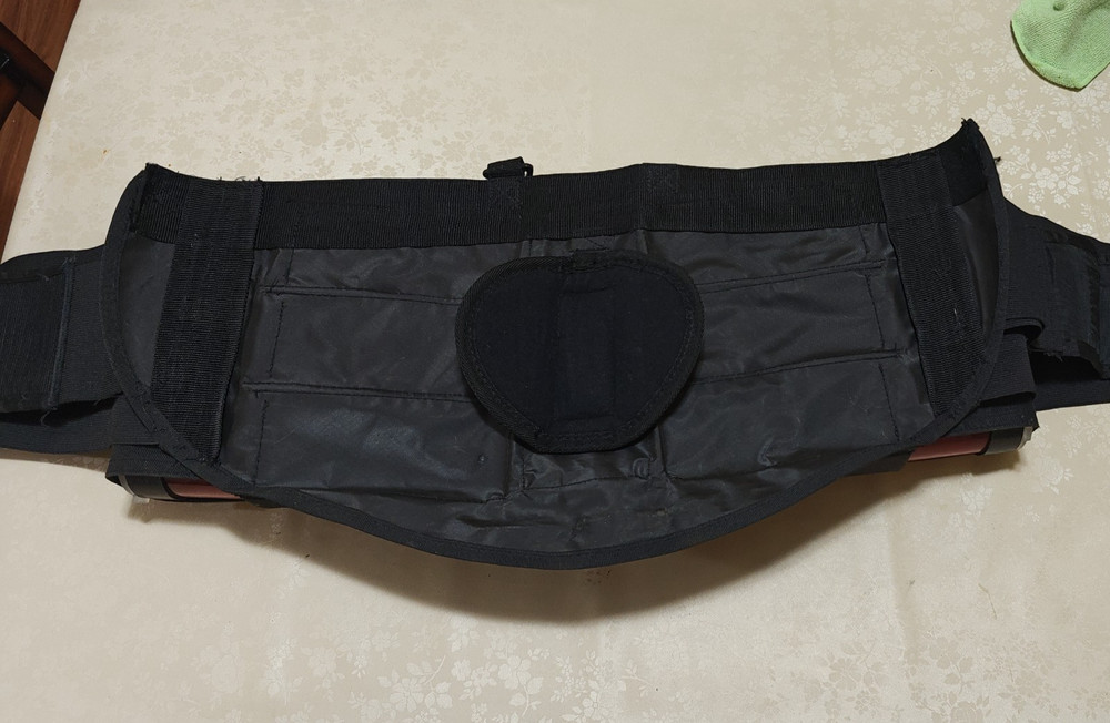 JAVA Paintball Harness 6+1 Pack, w/ 6 Pods, modified w/ Elastic Belly Bands.