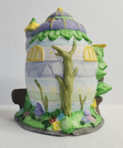 Vintage Easter Egg Porcelain Lighted Dwelling Bakery
