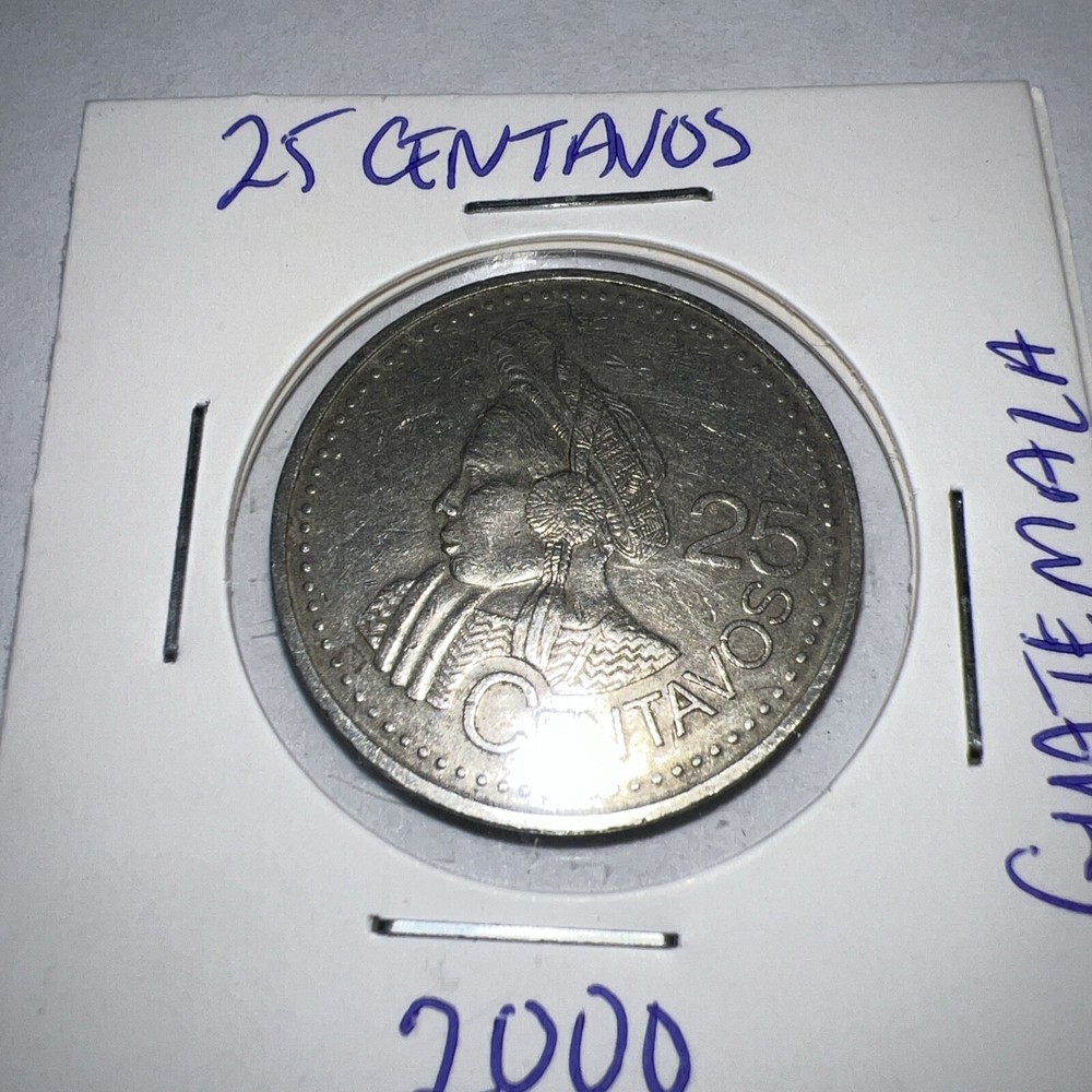 25 Centavos 2000 Republica De Guatemala