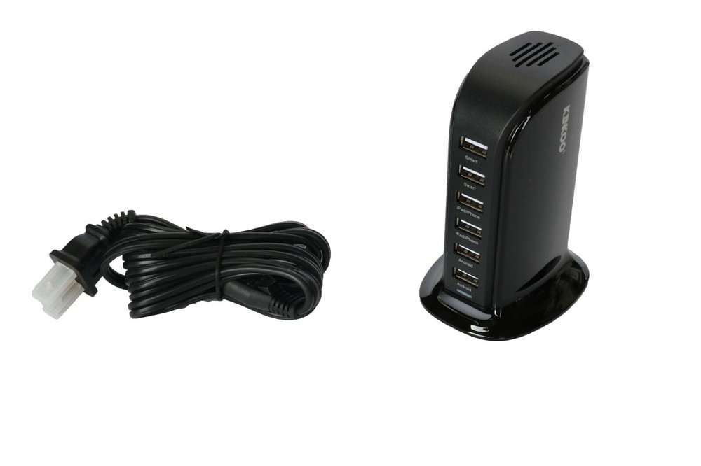 premium 6-Port USB Charging Hub – Efficient Multi-Device Charging Station