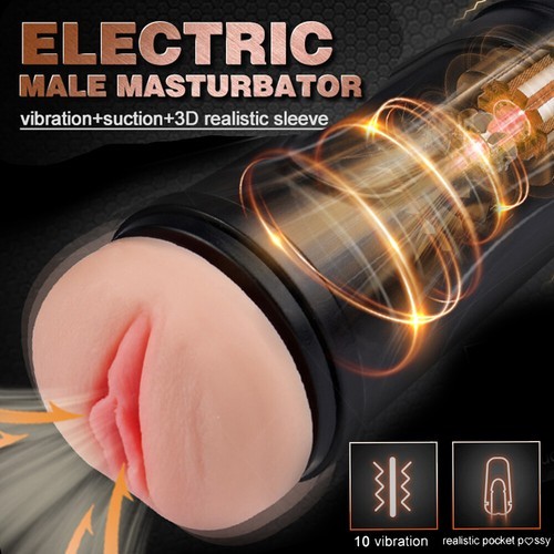 Automatic Masturbator Cup Male Stroker Handsfree Pocket Pussy for Men Sex Toy