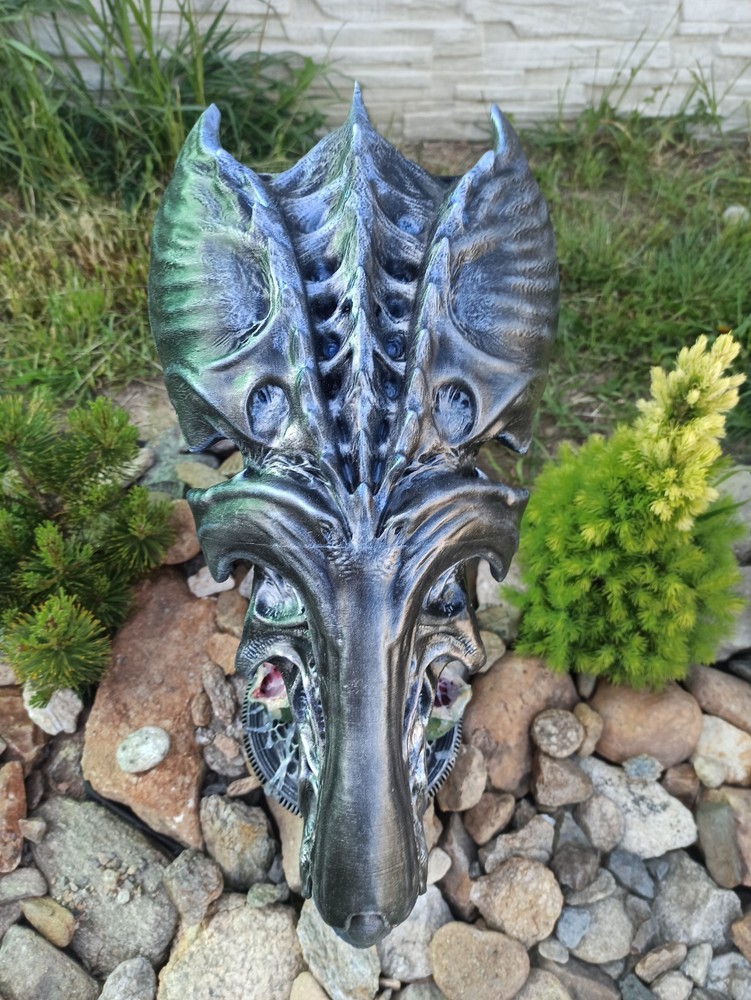 Alien / Xenomorph Queen head trophy / bust AvP, custom made