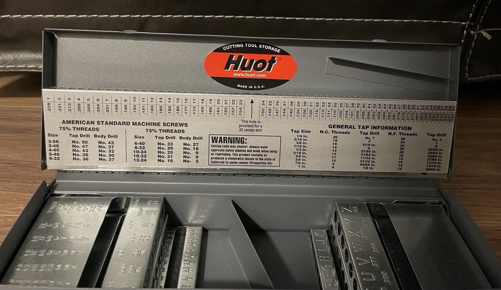 Huot Cutting Tool Storage 🔨