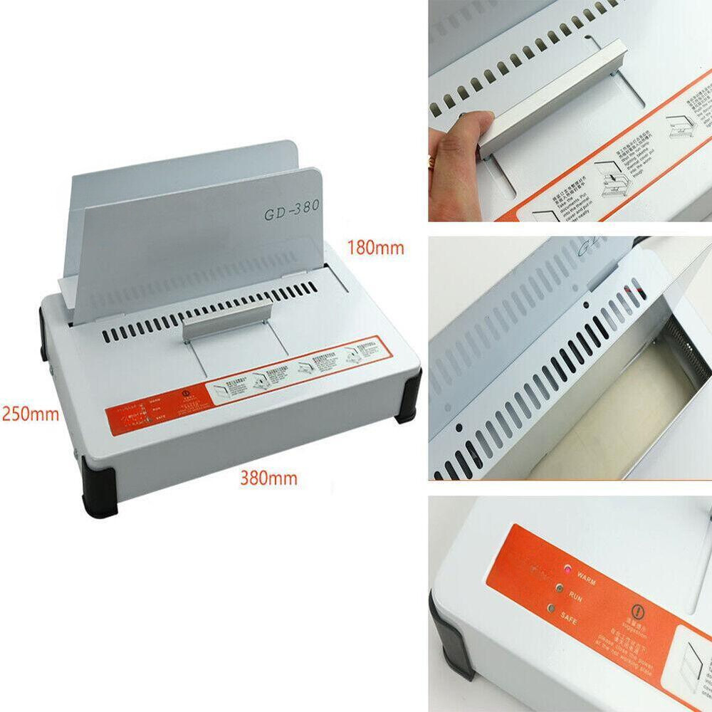220V GD380 Automatic Hot Melt Binding Machine A3 A4 A5 Book Envelope Binder