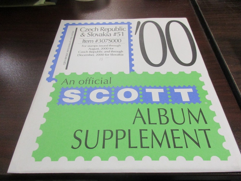 THE SCOTT ALBUM SUPPLEMENT CZECH REPUBLIC & SLOVAKIA #51  W/FREE SHIPPING!!