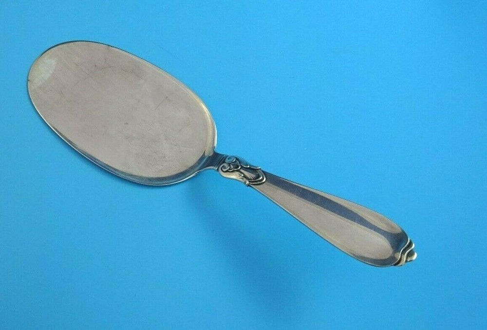 Danish Silver Pastry Server Marked with 3 Towers (2679)