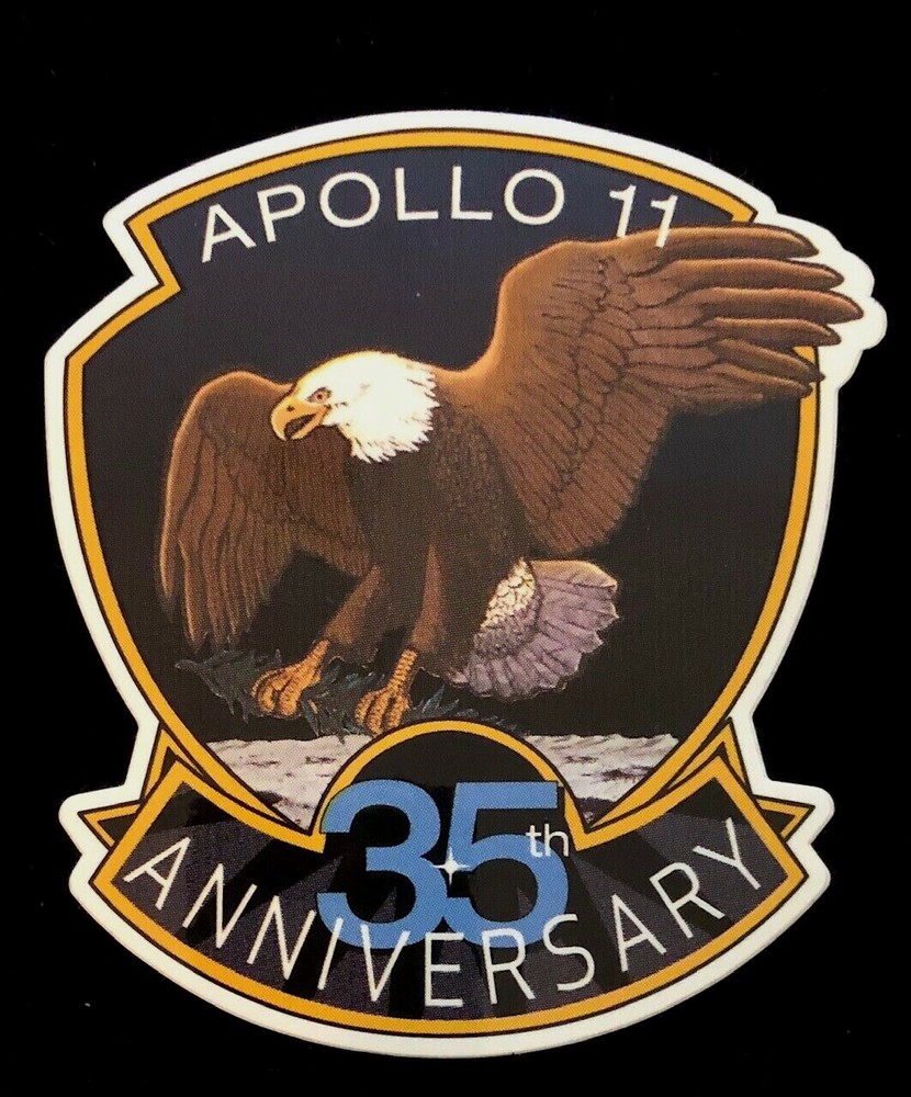 APOLLO 11 35th ANNIVERSARY STICKER