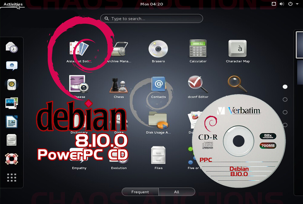 Debian 8.10.0 for PowerPC LINUX INSTALL CD PPC