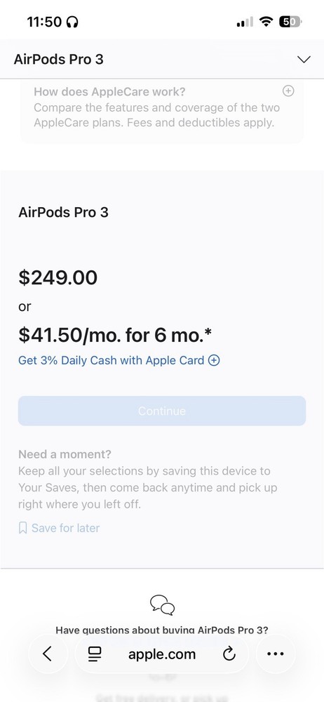 Apple Airpods Pro 3