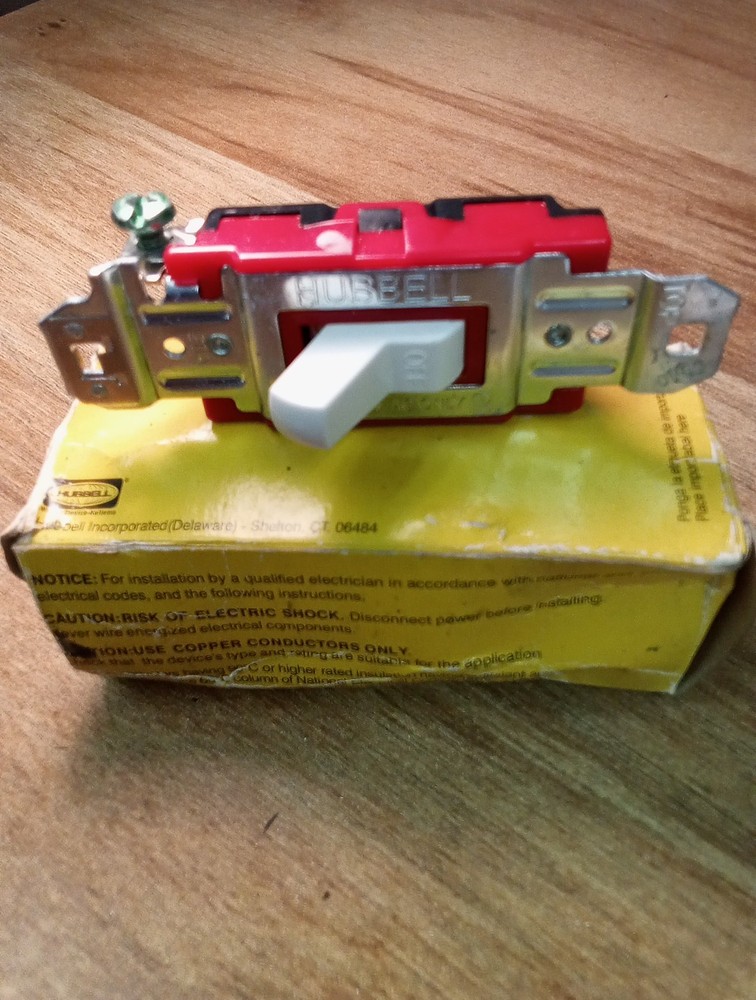 Hubbell Toggle Switch - 1221W