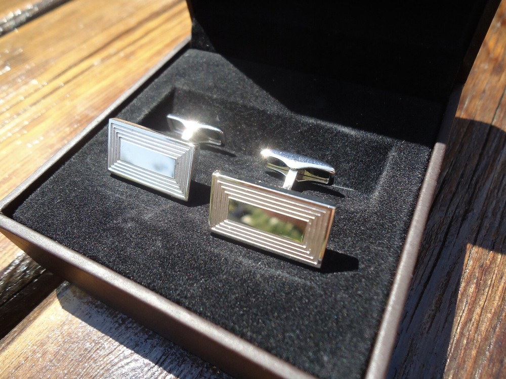 Alfred Dunhill .925 Silver Cufflinks - Cased