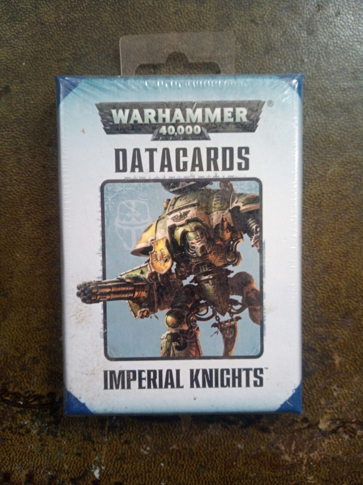 Imperial Knights Datacards Warhammer 40k (2015), sealed