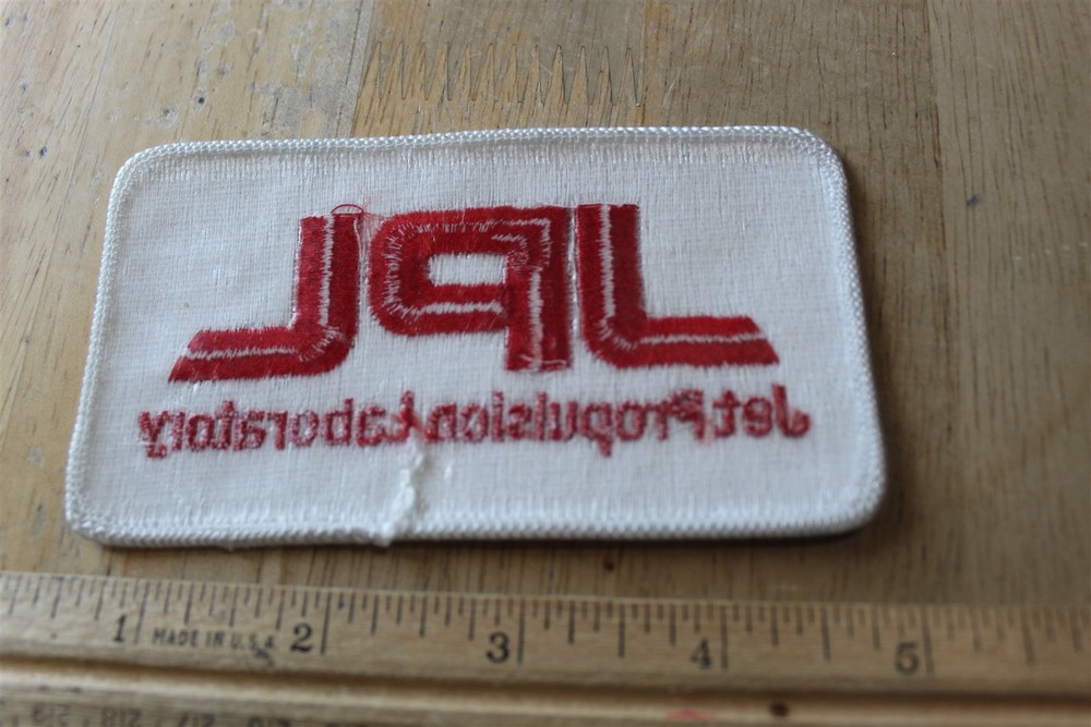 JPL JET PROPULSION LABORATORY SPACE PATCH WHITE PATCH
