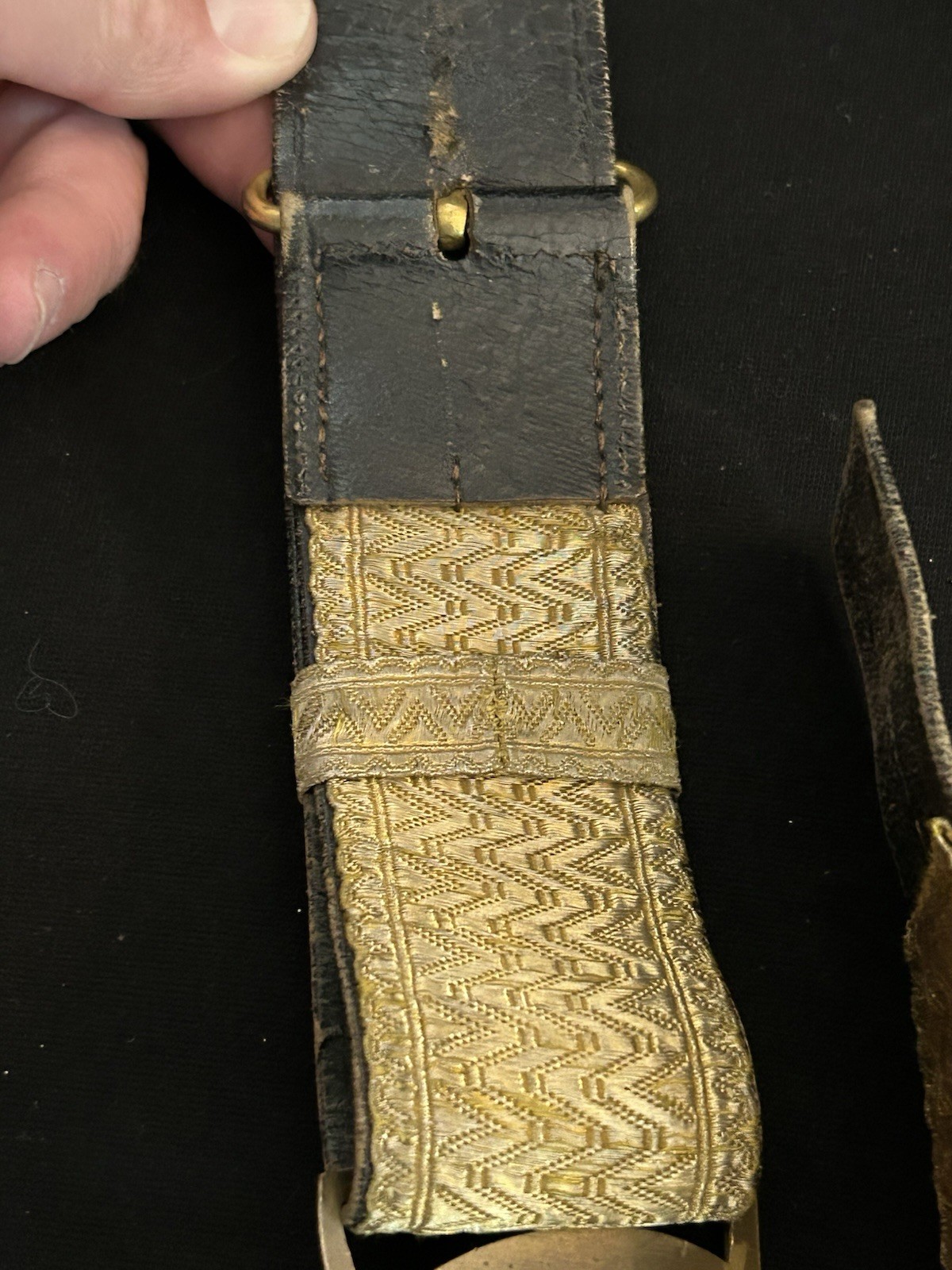 UNCOMMON! Victorian British Royal Artillery Officer Dress Parade Belt/Buckle