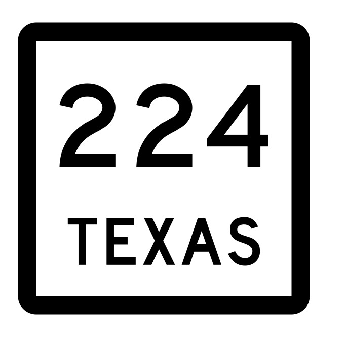Texas State Highway 224 Sticker Decal