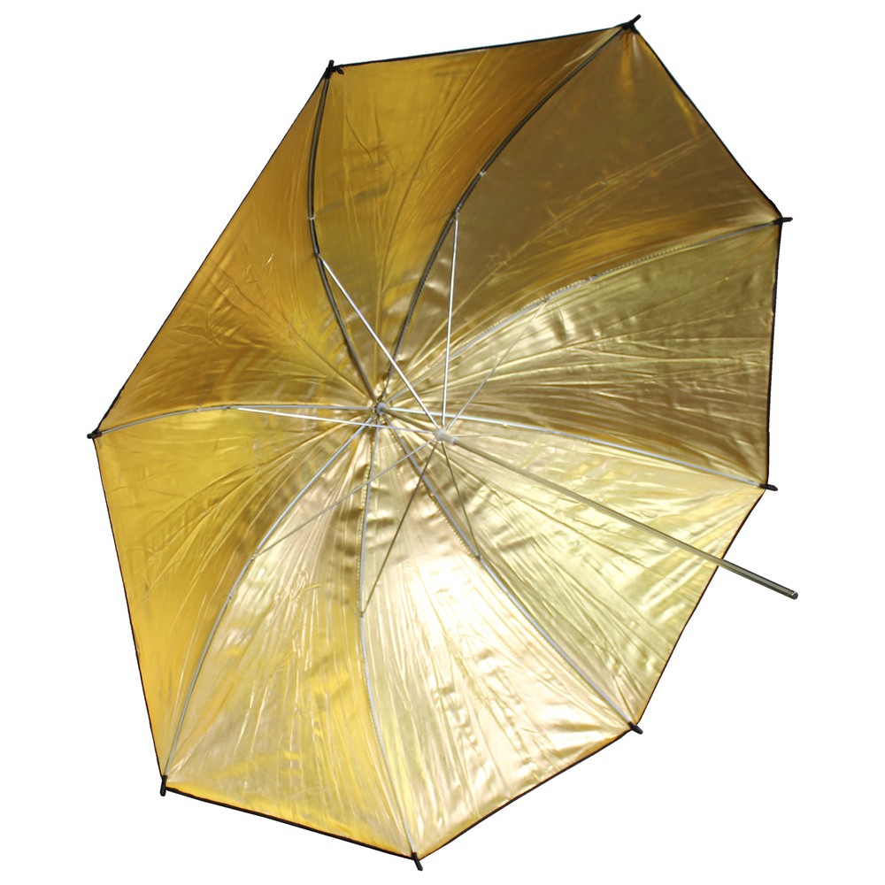 33"/83cm Gold Black Reflector Soft Umbrella Diffuser Photo Flash Lighting Studio