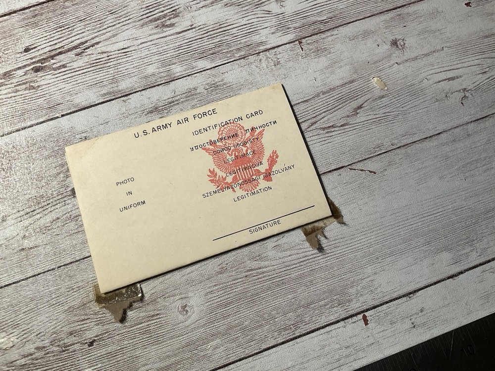 ORIGINAL MINTY WWII 15TH AIR FORCE PAPER BLOOD CHIT