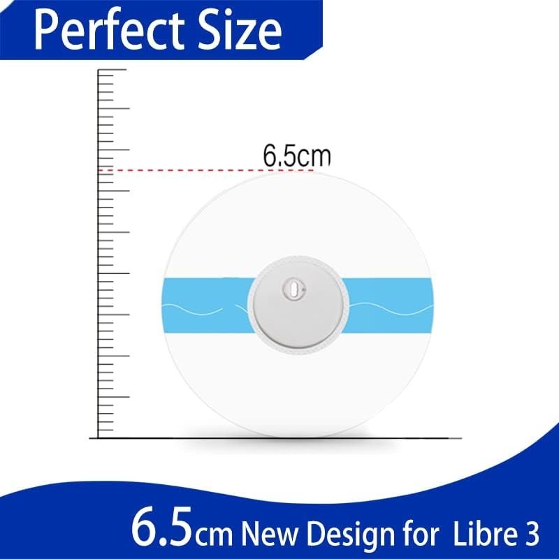 60Pack Libre 3 plus Sensor Covers Waterproof Adhesive Patches for Freestyle Gluc