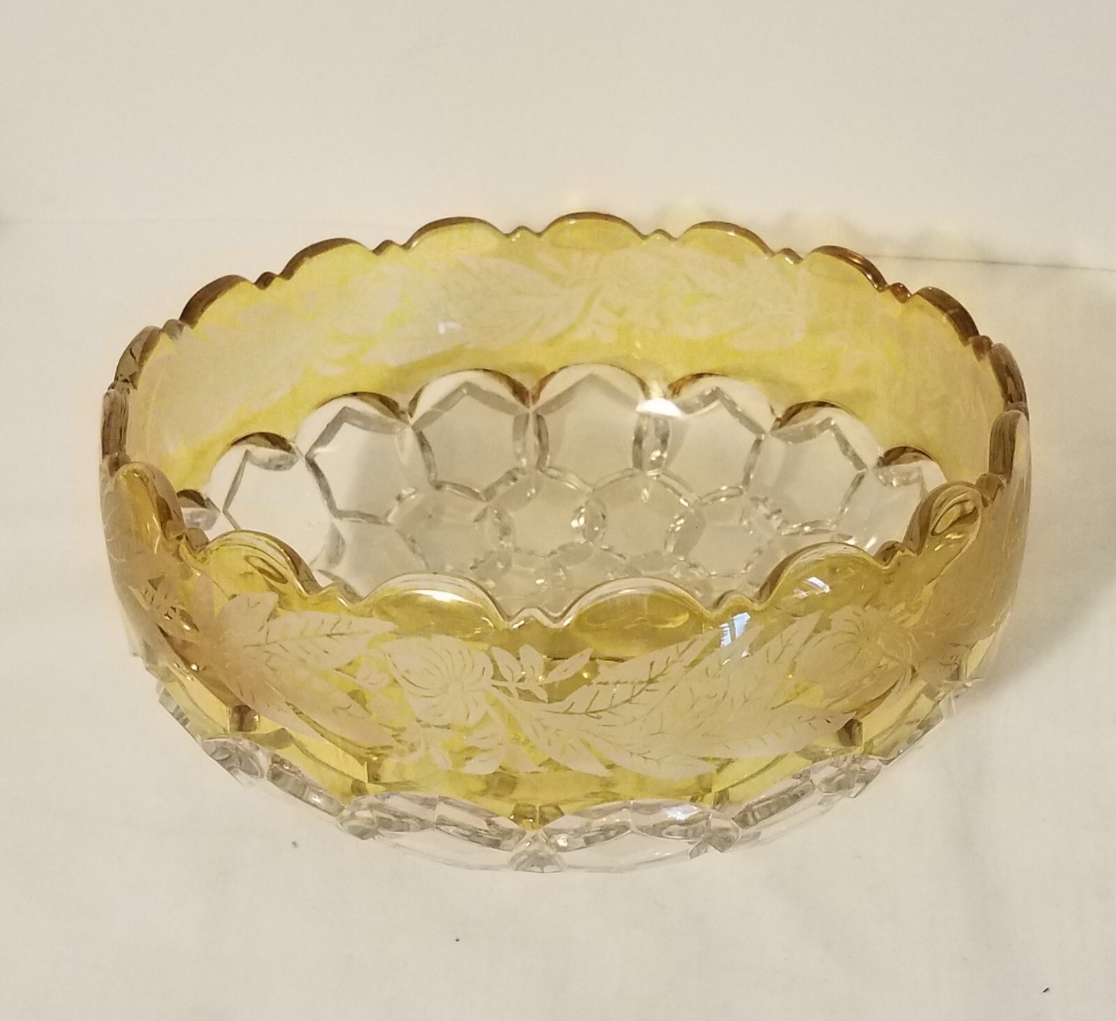 Bride's Basket glass bowl with elaborate silverplate holder