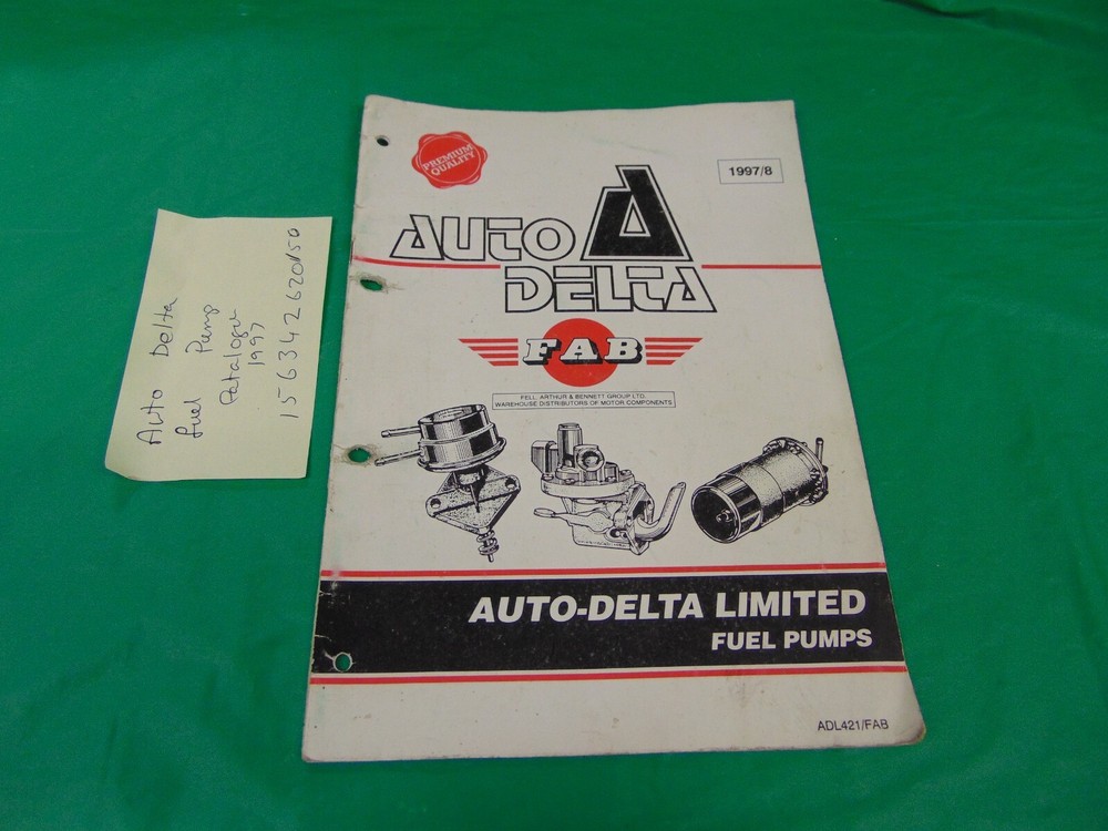 AUTO DELTA FUEL PUMP CATALOGUE  1997