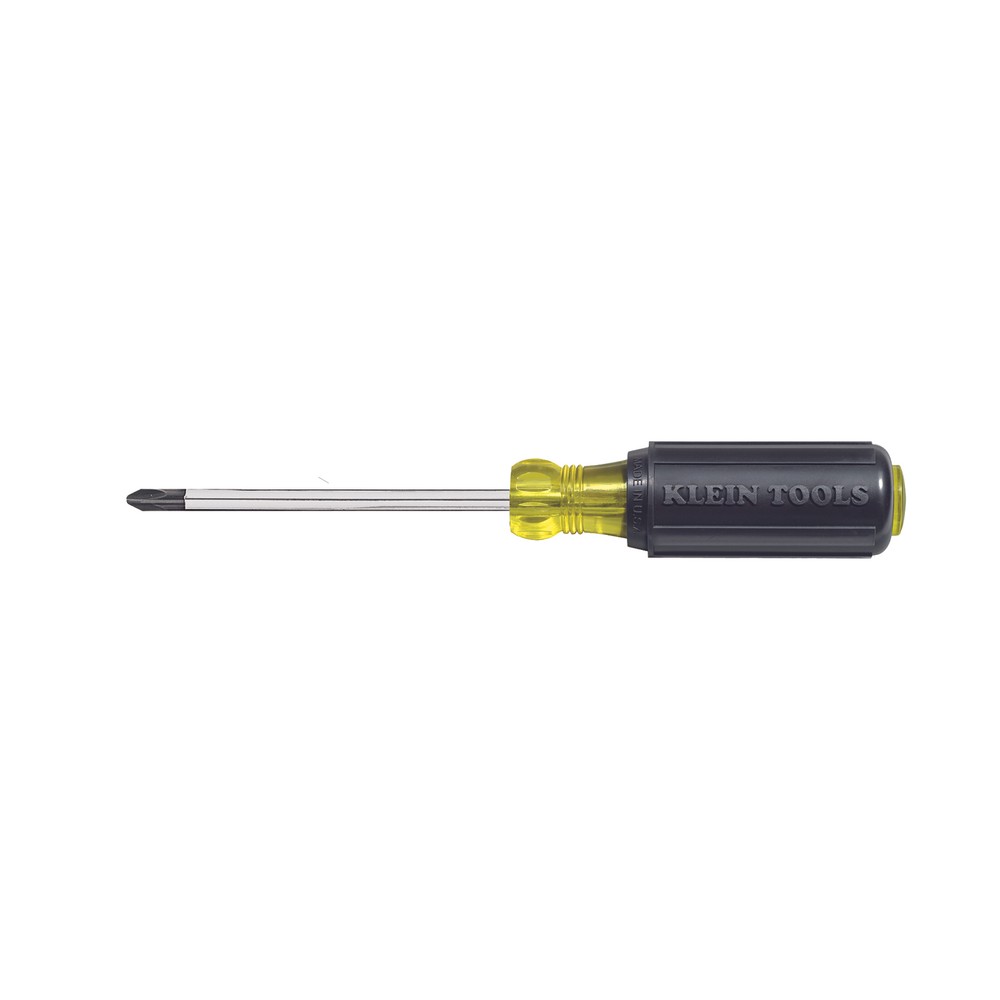 Klein Tools 603-4 #2 Profilated Phillips Head Screwdriver with 4 in. Round Shank