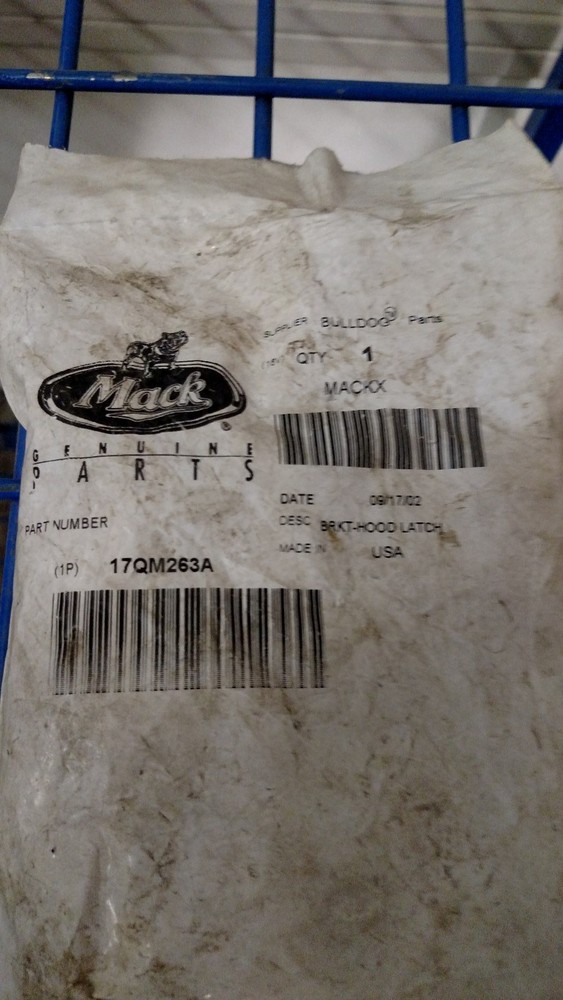 Mack Hood Latch Bracket 17QM263A