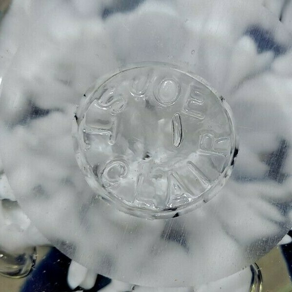 Joe St. Clair Cobalt Blue Hand Blown Perfume Bottle