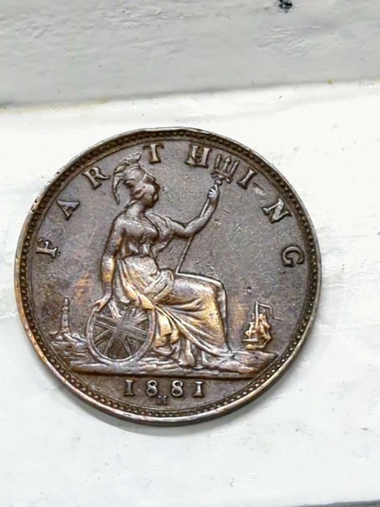 GREAT BRITAIN - 1881 H - FARTHING - 14O