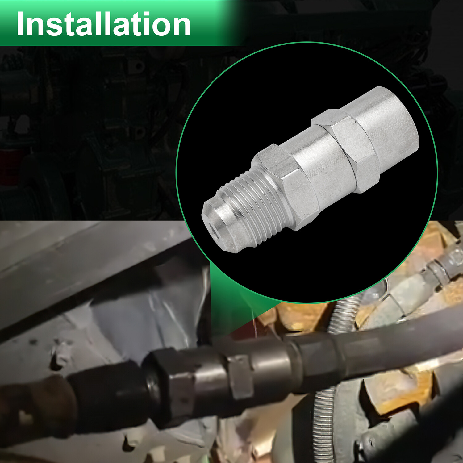 Detroit Fuel Check Valve 23516919 3/8 in for Diesel Series 60 Engines 12.7L