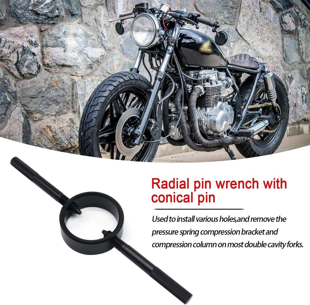 Motorcycle Fork Service Tool Kit, Fork Oil Level Tool, Fork Spring Compressor an