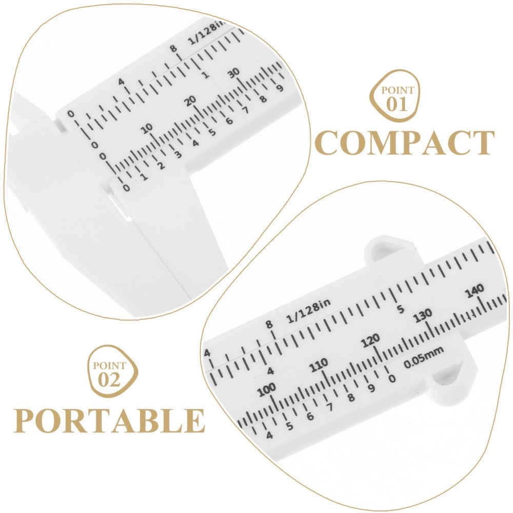 4 Pcs Precision External Dial Caliper Measure Measuring Tool Student