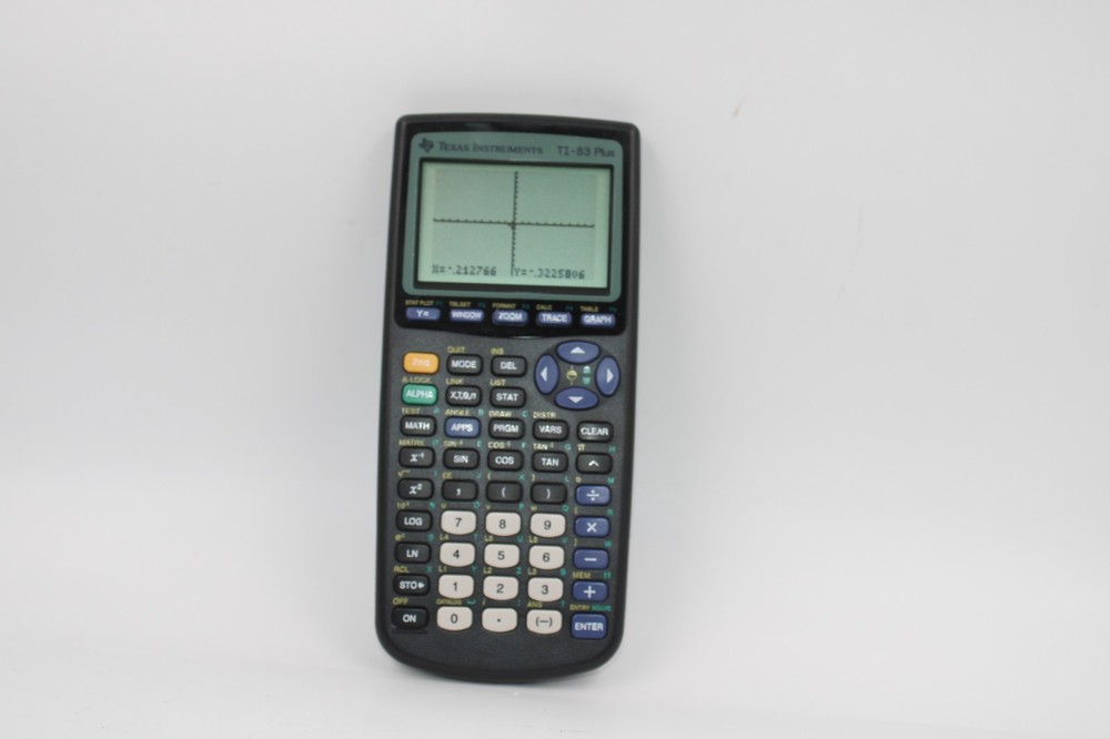 TEXAS INSTRUMENTS TI-83 PLUS GRAPHING CALCULATOR TESTED / WORKING