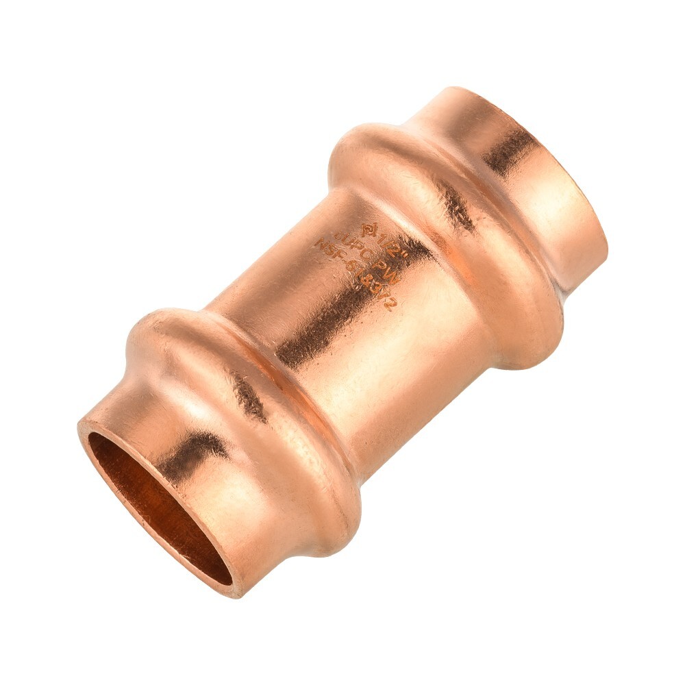 10 PCS EFIELD 1/2 " Press Fit Straight Coupling Fitting, No Lead , Pro Pack