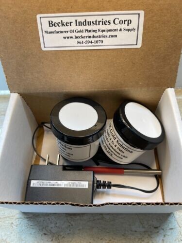 14kt Gold Plating Machine, kit, 14K Gold and 18k Gold, 2 in 1 unit, Video