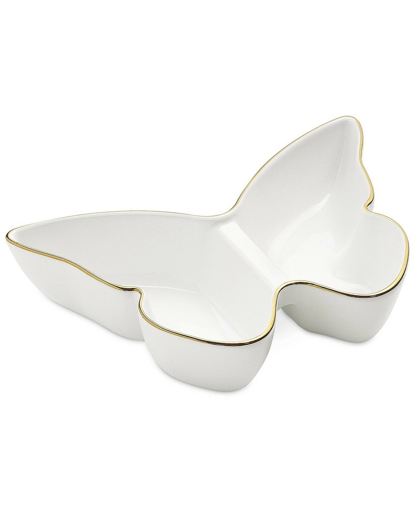 Martha Stewart Collection Easter Butterfly Divided Dish. NEW