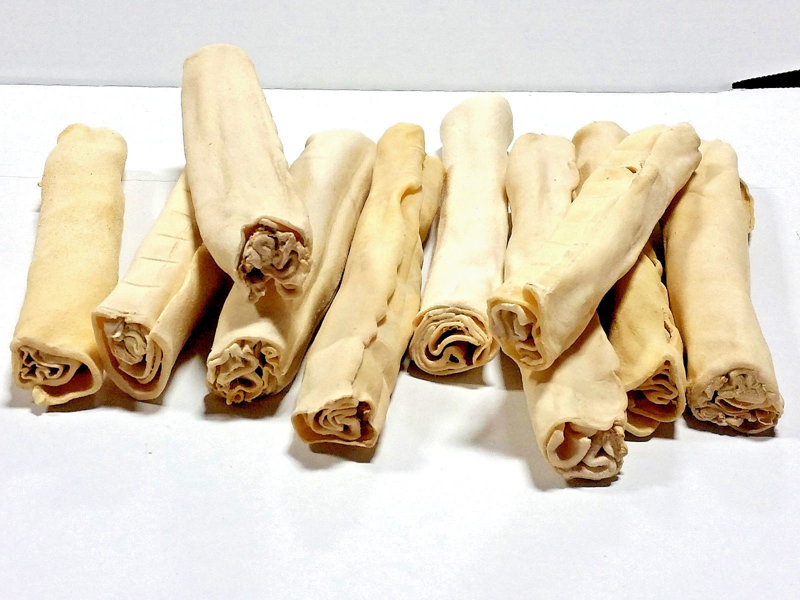 American Buffalo Rawhide 8-10" Rolls | 25 Count | 100% Natural Dog Chews