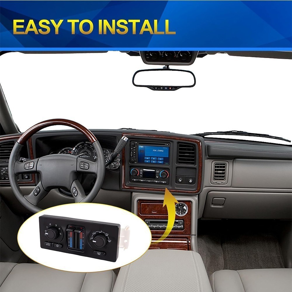 599-210XD AC Heater Climate Control Module For Chevrolet Silverado 2500 10370033