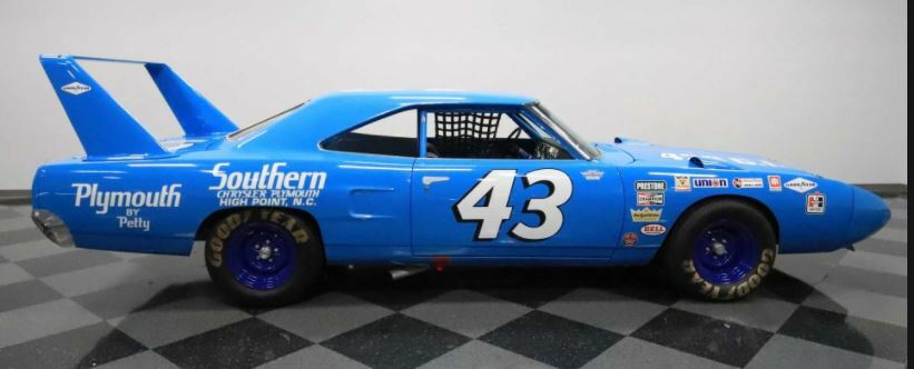 #43 Richard Petty Southern Chrysler Plymouth 1/64th Scale Nascar Decals