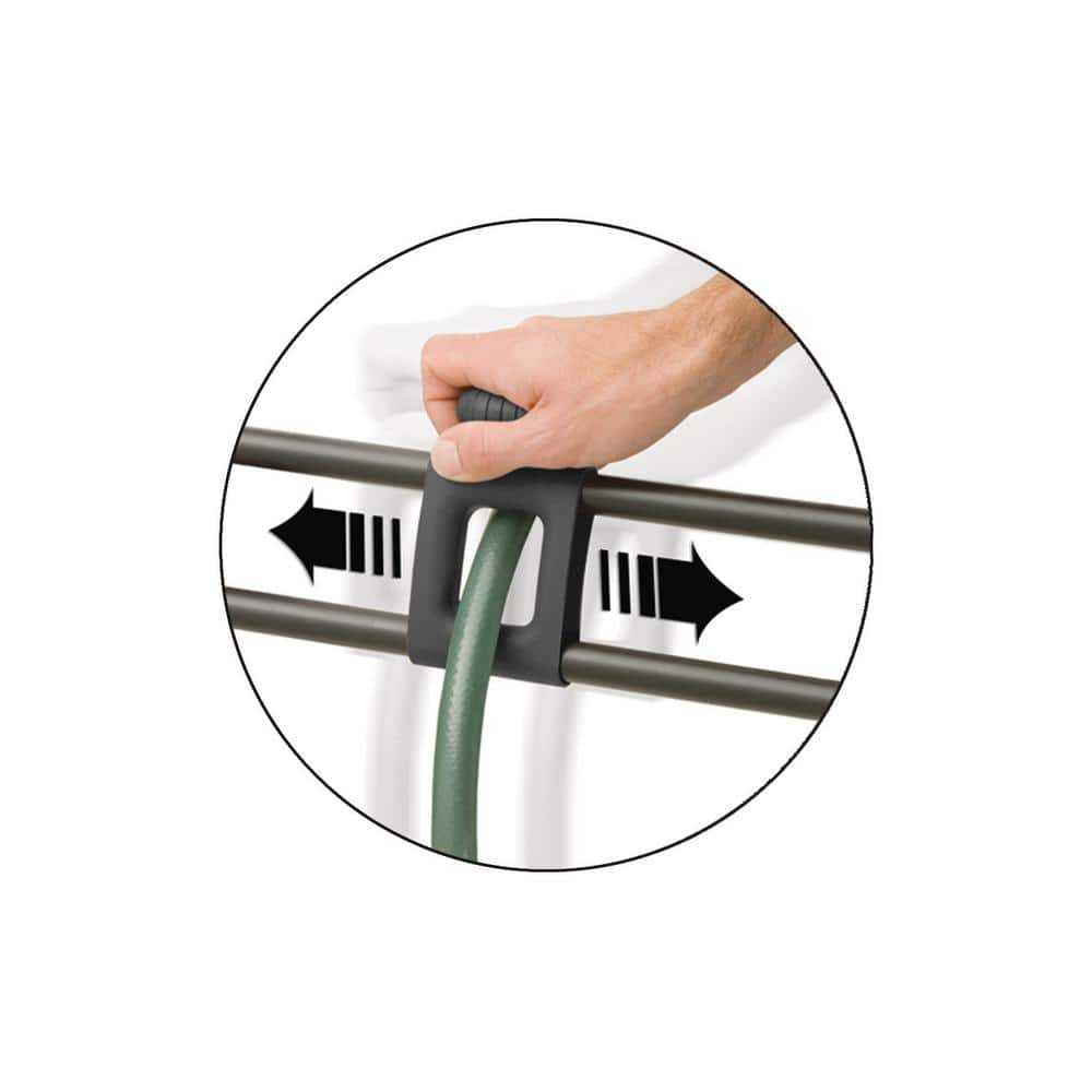 Portable Garden Hose Storage Box Outdoor Hideaway Reel 150 Ft