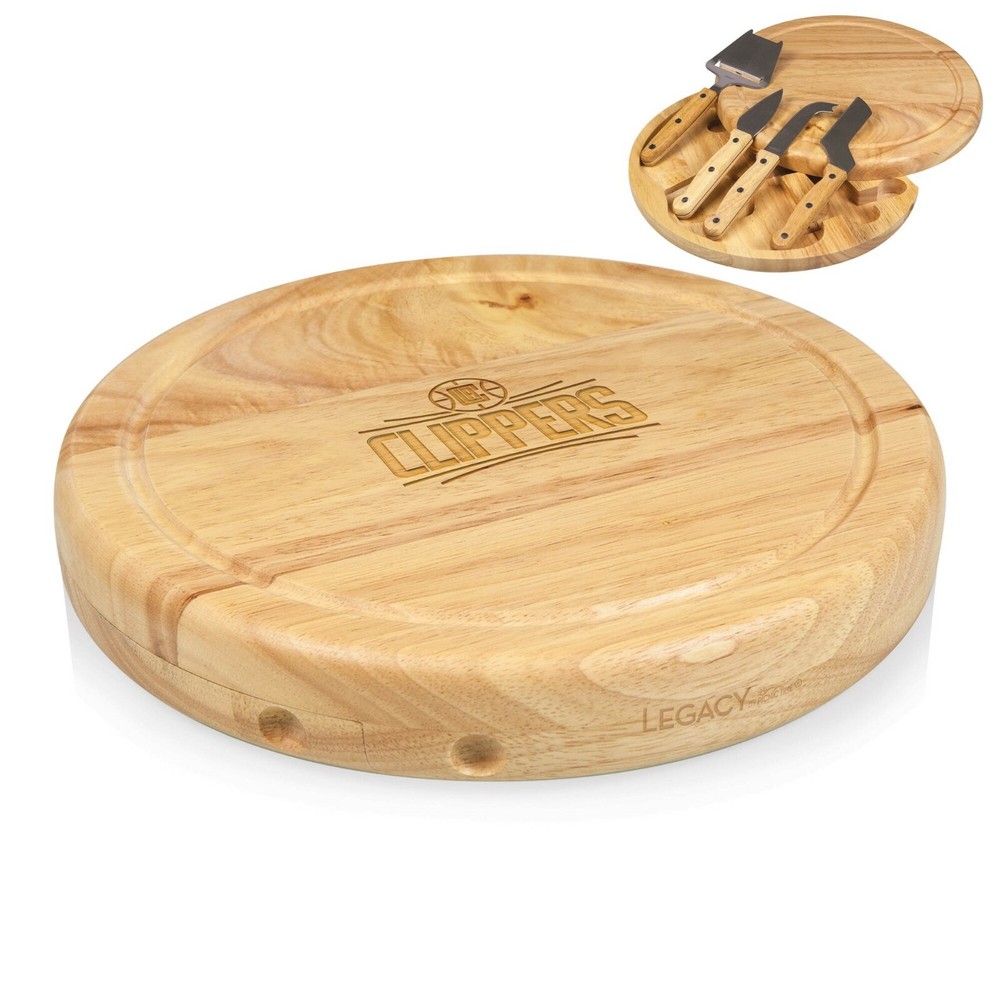 LA Clippers Circo Cheese Board and Tools Set New